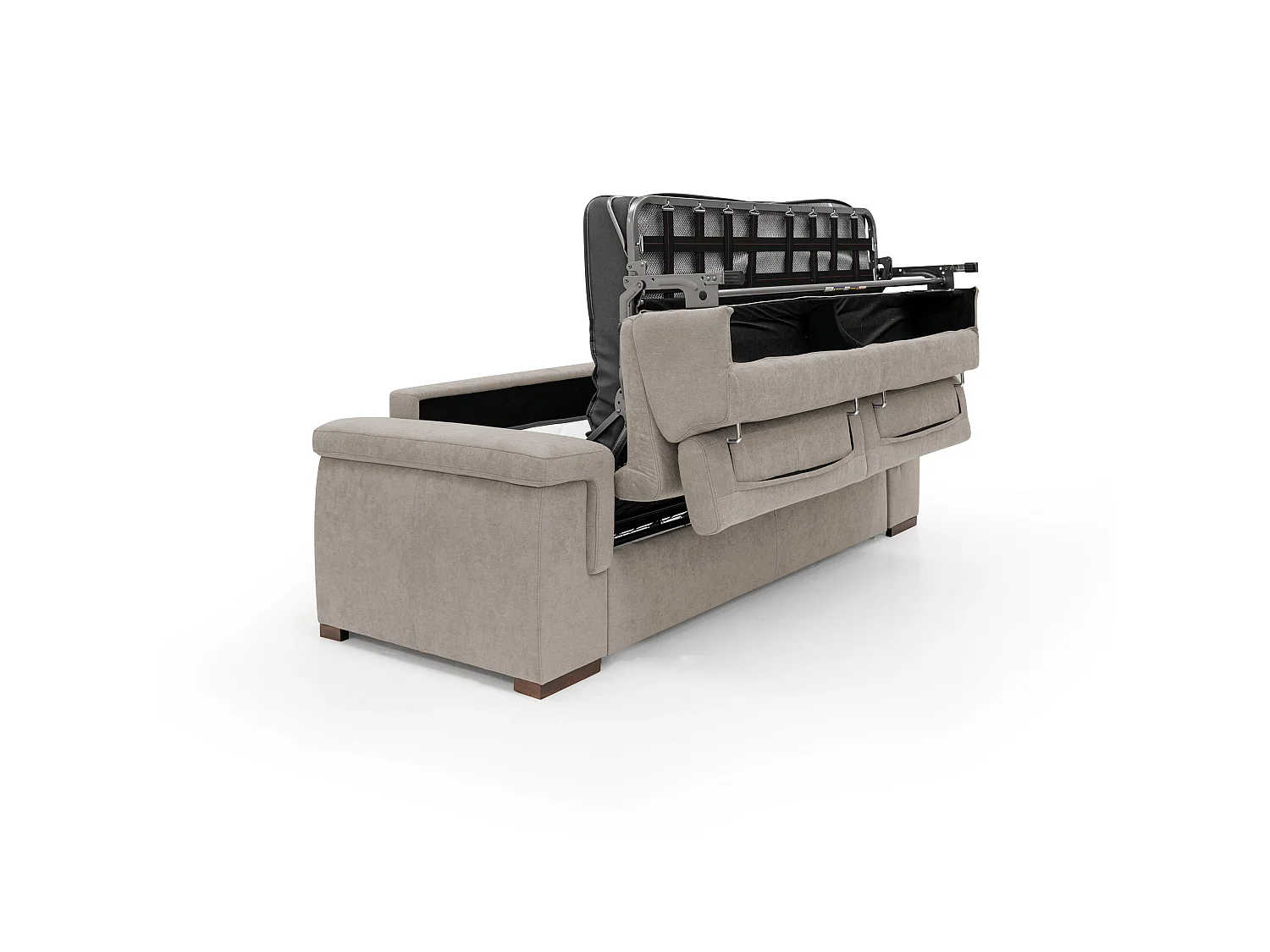 Giunone Divano letto mat. H18 220 cm (mat. 140x197 cm) beige