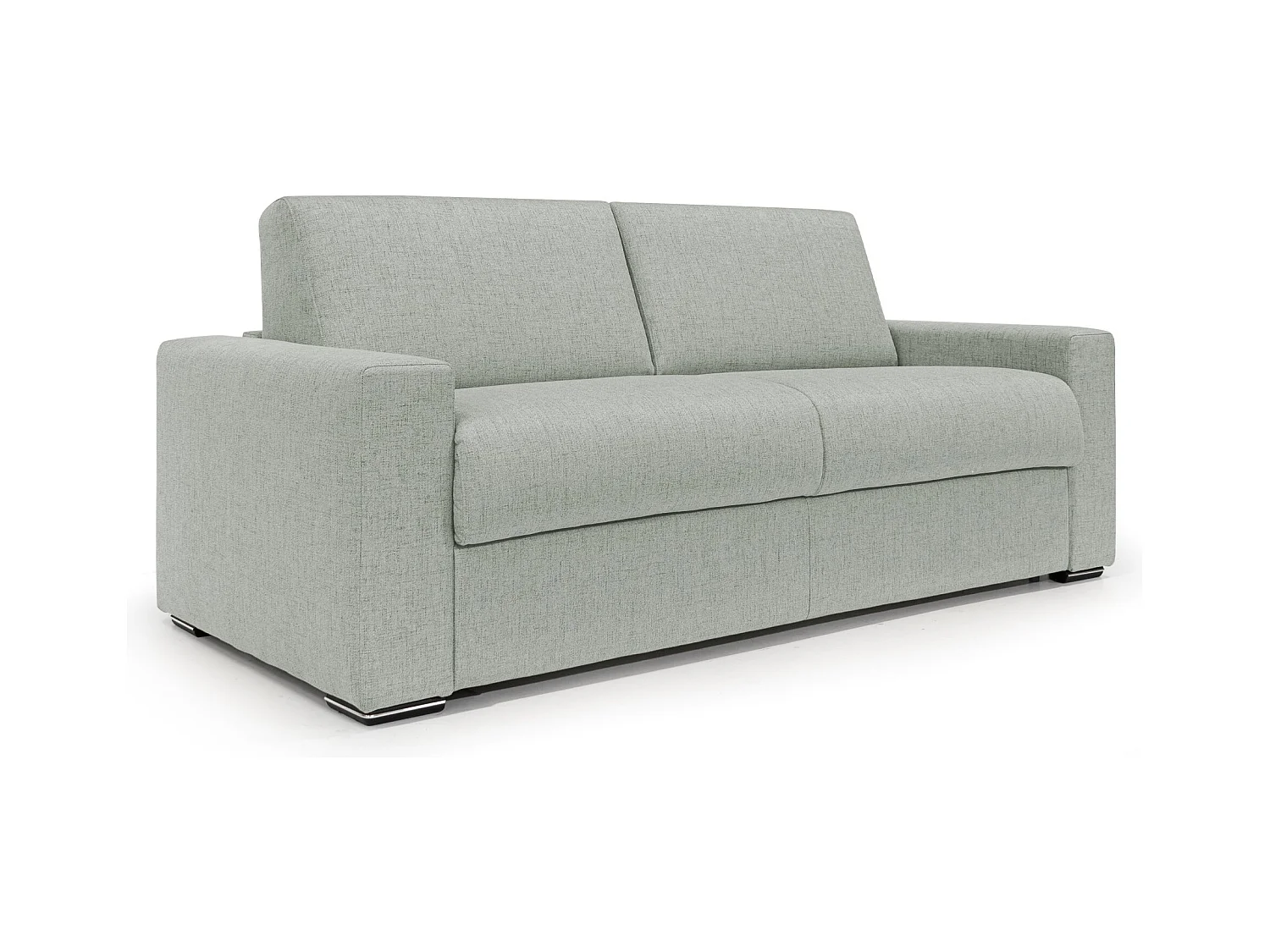 Nixon Canapé convertible matelas h20 en tissu imperméable T03 200 cm (mat. 140x197) gris clair