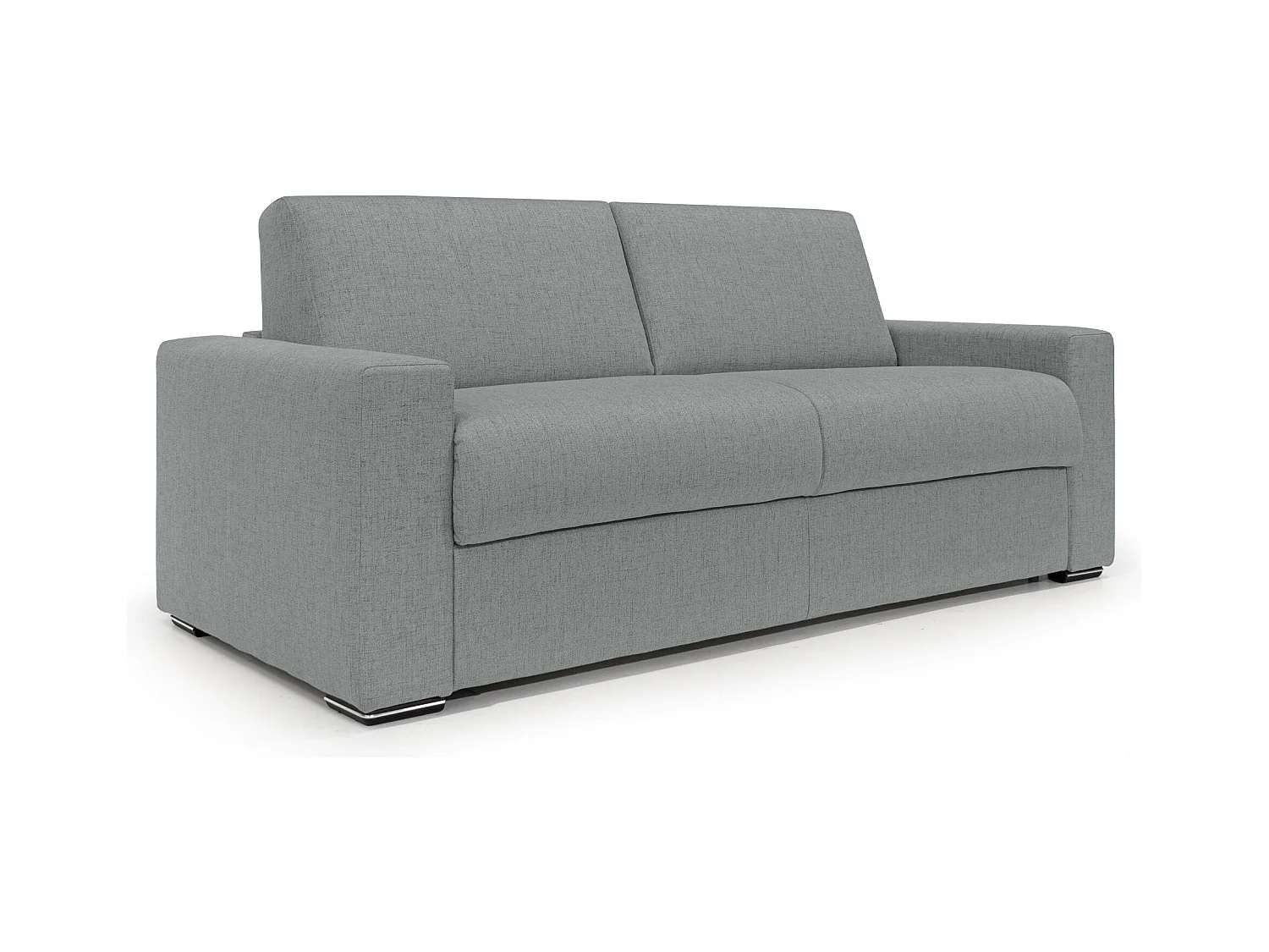 Nixon Canapé convertible matelas h20 en tissu imperméable T03 200 cm (mat. 140x197) gris
