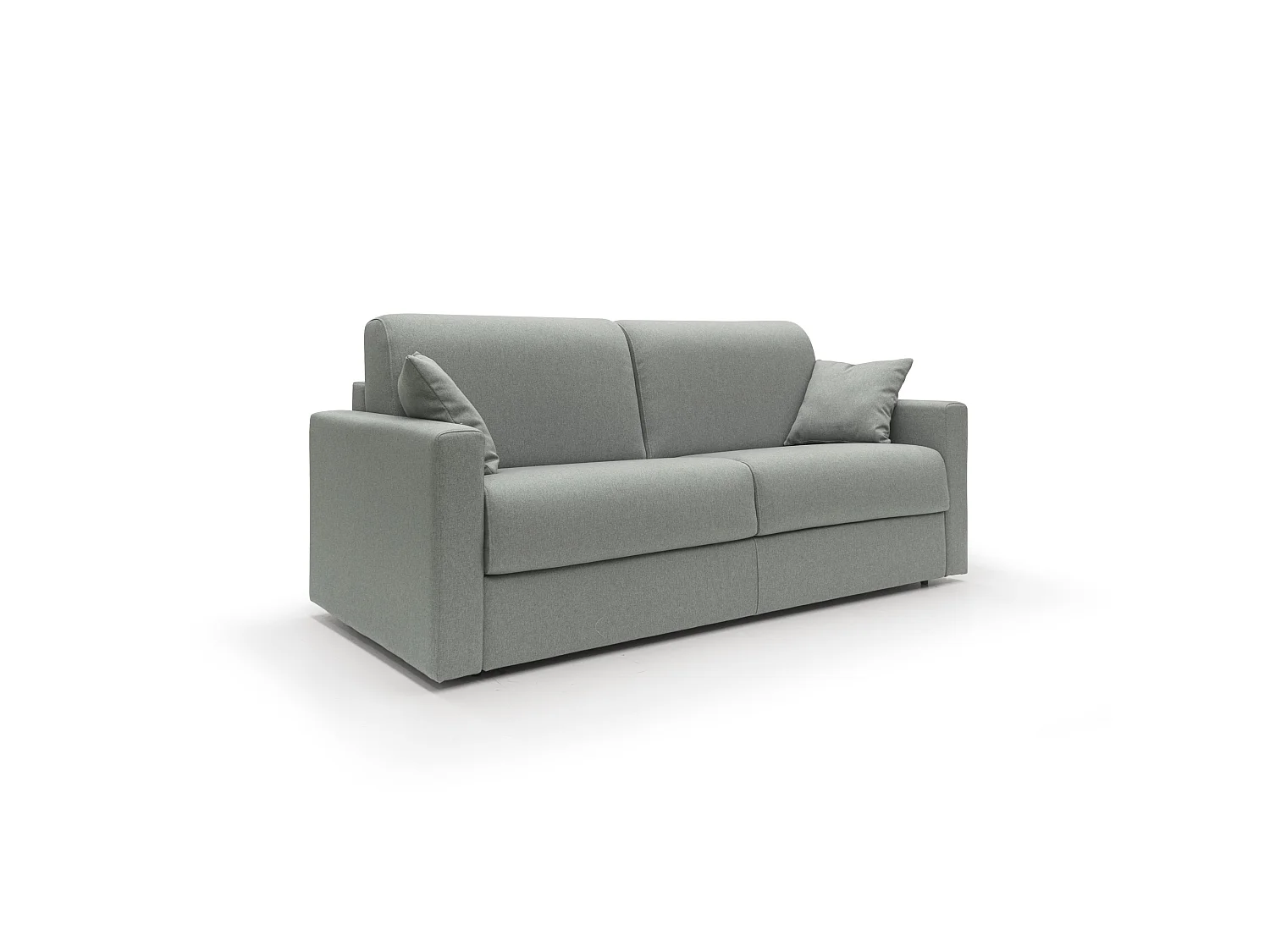 Chris Divano letto matrimoniale tessuto impermeabile 206 cm azzurro