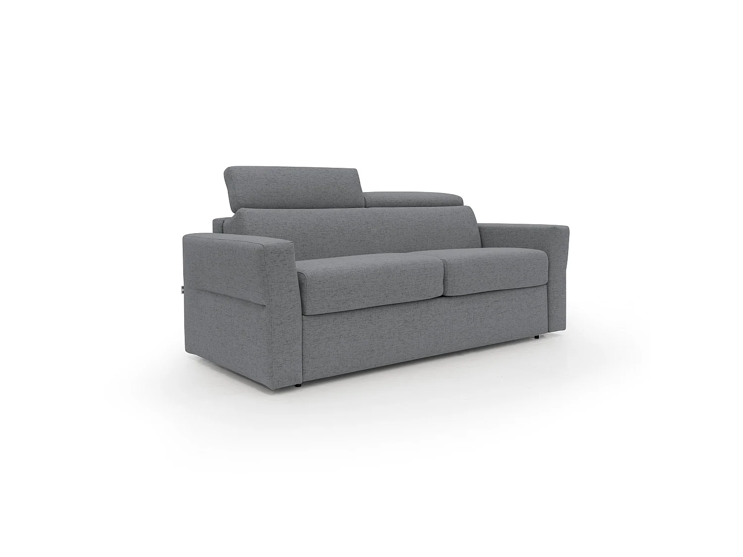 Avalon Divano letto con materasso H18 180 cm (mat. 120x197 cm) grigio