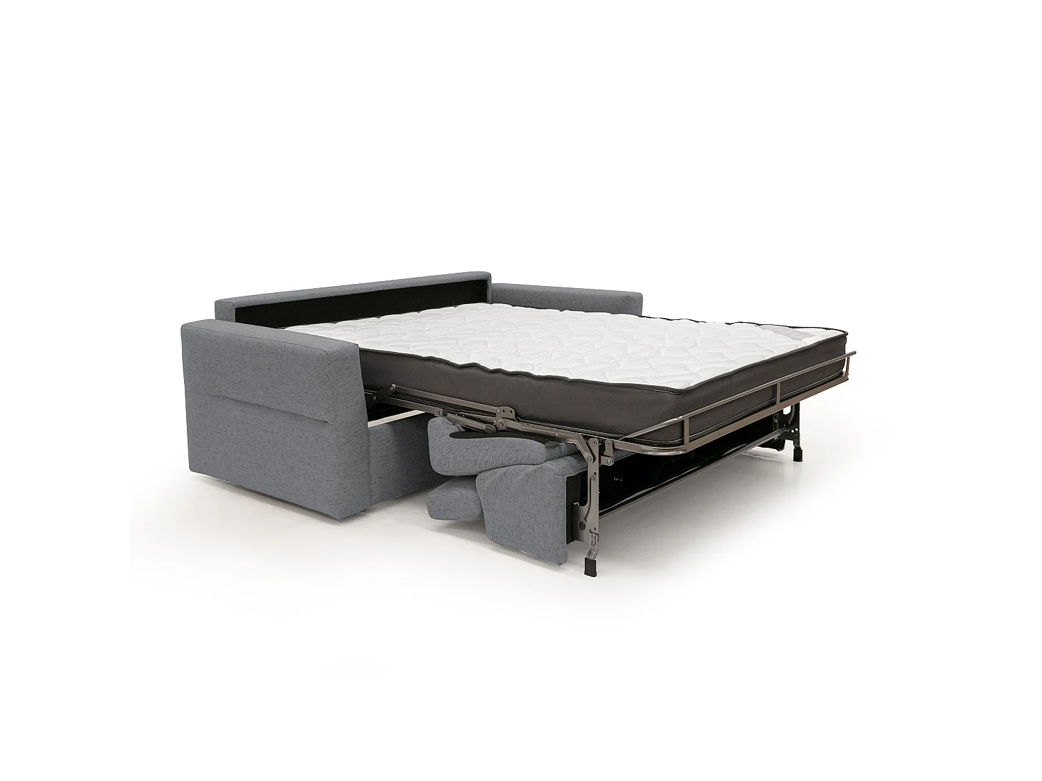 Avalon Divano letto con materasso H18 180 cm (mat. 120x197 cm) grigio