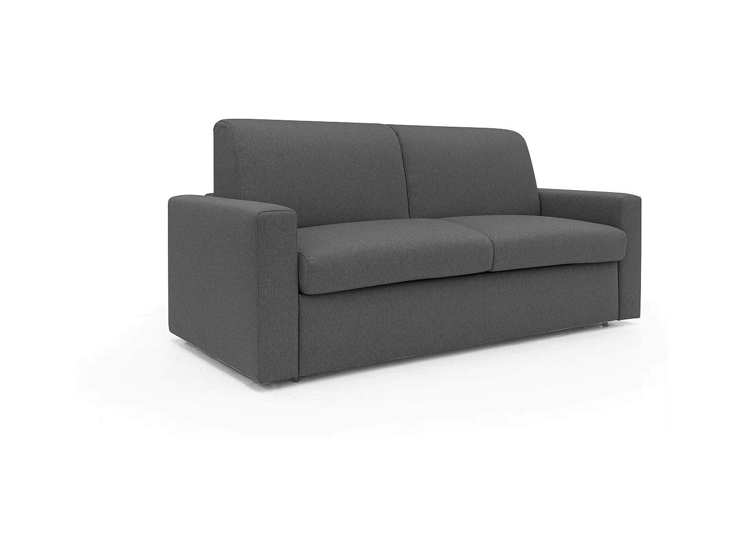 Kansas Canapé lit convertible h20 cm en tissu imperméable T13 192 cm (mat. 140x197) anthracite