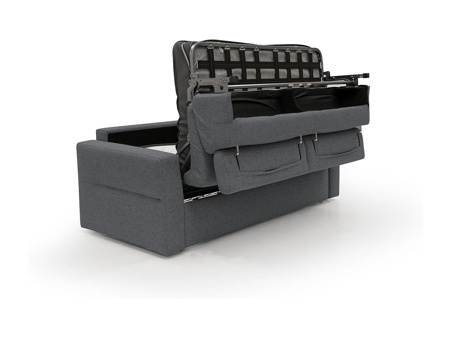 Avalon Schlafsofa mit 18 cm hoher Matratze aus wasserfestem Stoff T03 200 cm (140x197) anthrazit