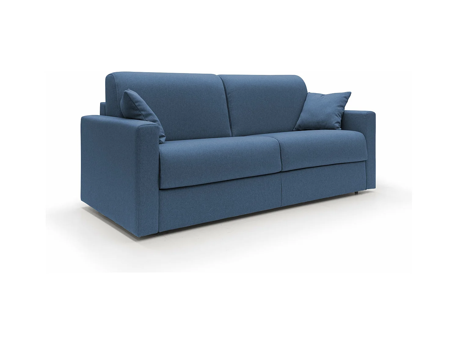 Chris Canapé lit convertible en tissu imperméable T13 186 cm (mat. 140x197) bleu