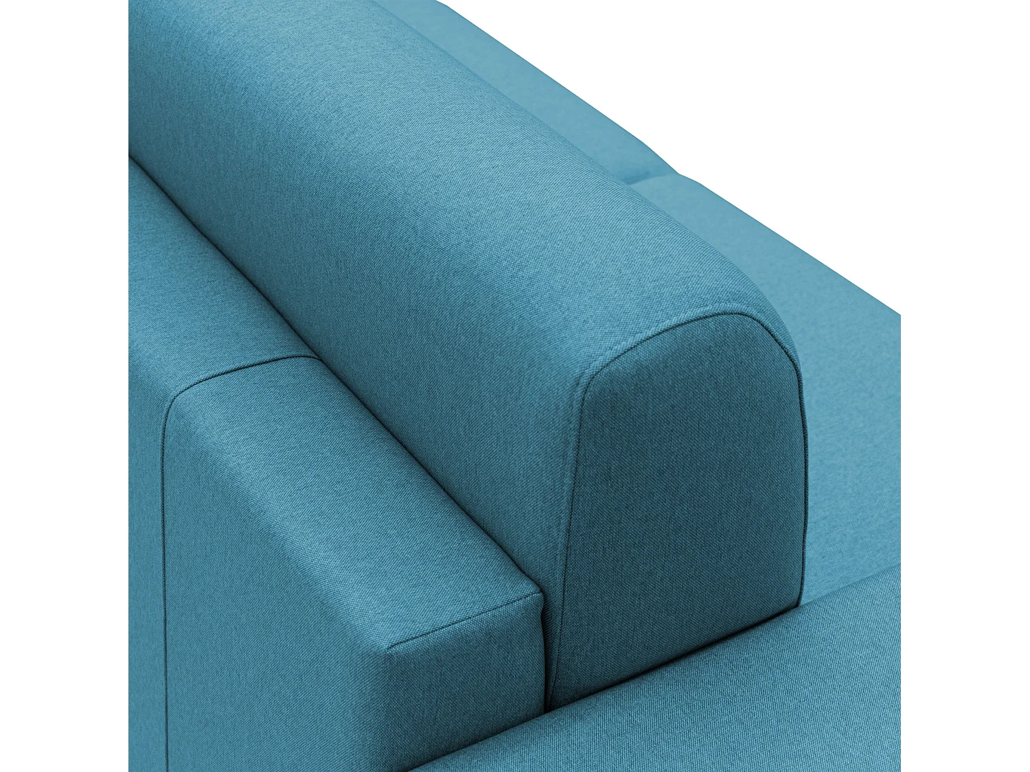 Chris Divano letto angolare 5 posti in tessuto impermeabile T13 248 cm Destro (mat. 120x197) azzurro
