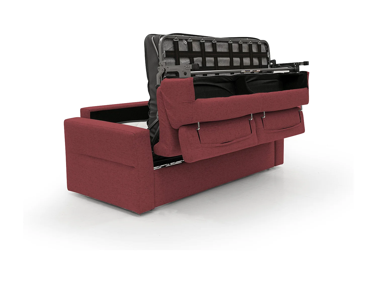 Avalon Divano letto con materasso H18 220 cm (mat. 160x197 cm) talpa