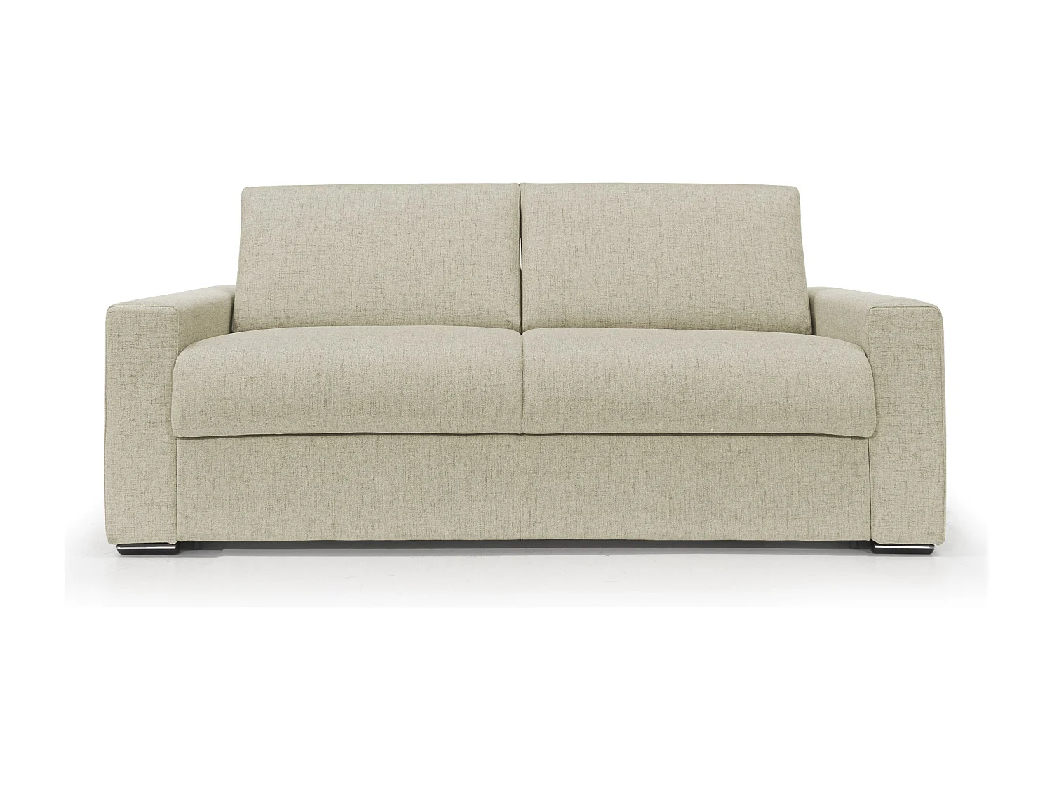 Nixon Schlafsofa mit 20 cm Matratze aus wasserfestem Stoff T03 220 cm (mat. 160x197) Beige