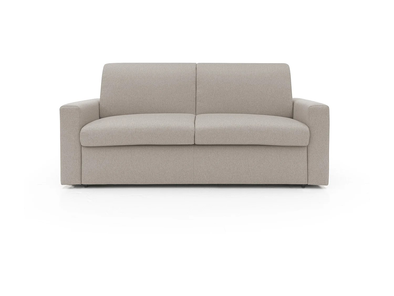 Kansas Schlafsofa mit 20 cm hohen Matratze aus wasserfestem Baumwollmischgewebe T13 172 cm (mat. 120x197) creme