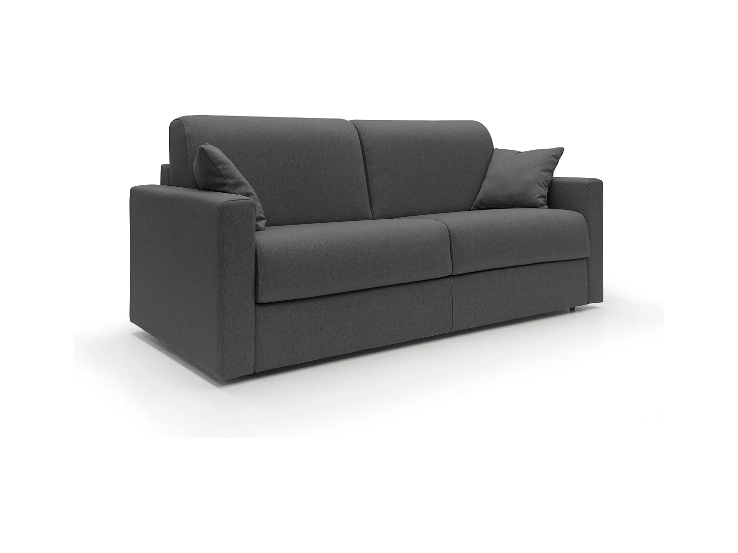 Chris Canapé lit convertible en tissu imperméable T13 166 cm (mat. 120x197) anthracite