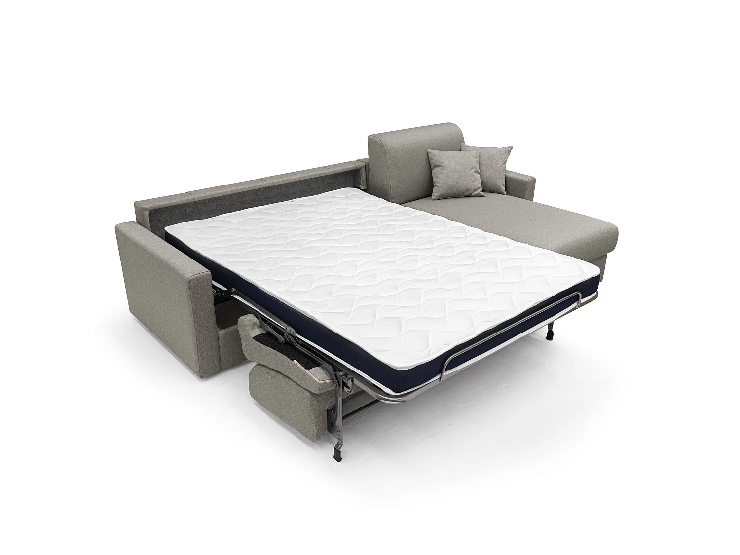 Chris Divano letto angolare 5 posti in tessuto impermeabile T13 288 cm Sinistro (mat. 160x197) tortora