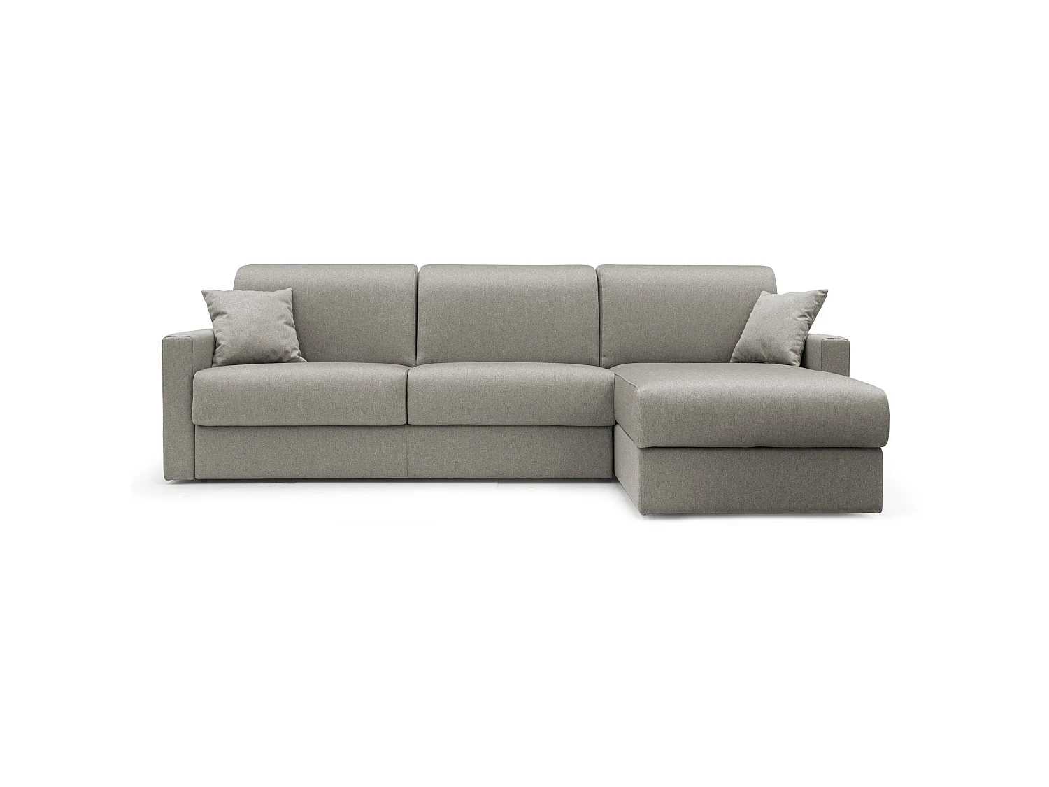 Chris Divano letto angolare 5 posti in tessuto impermeabile T13 288 cm Sinistro (mat. 160x197) tortora