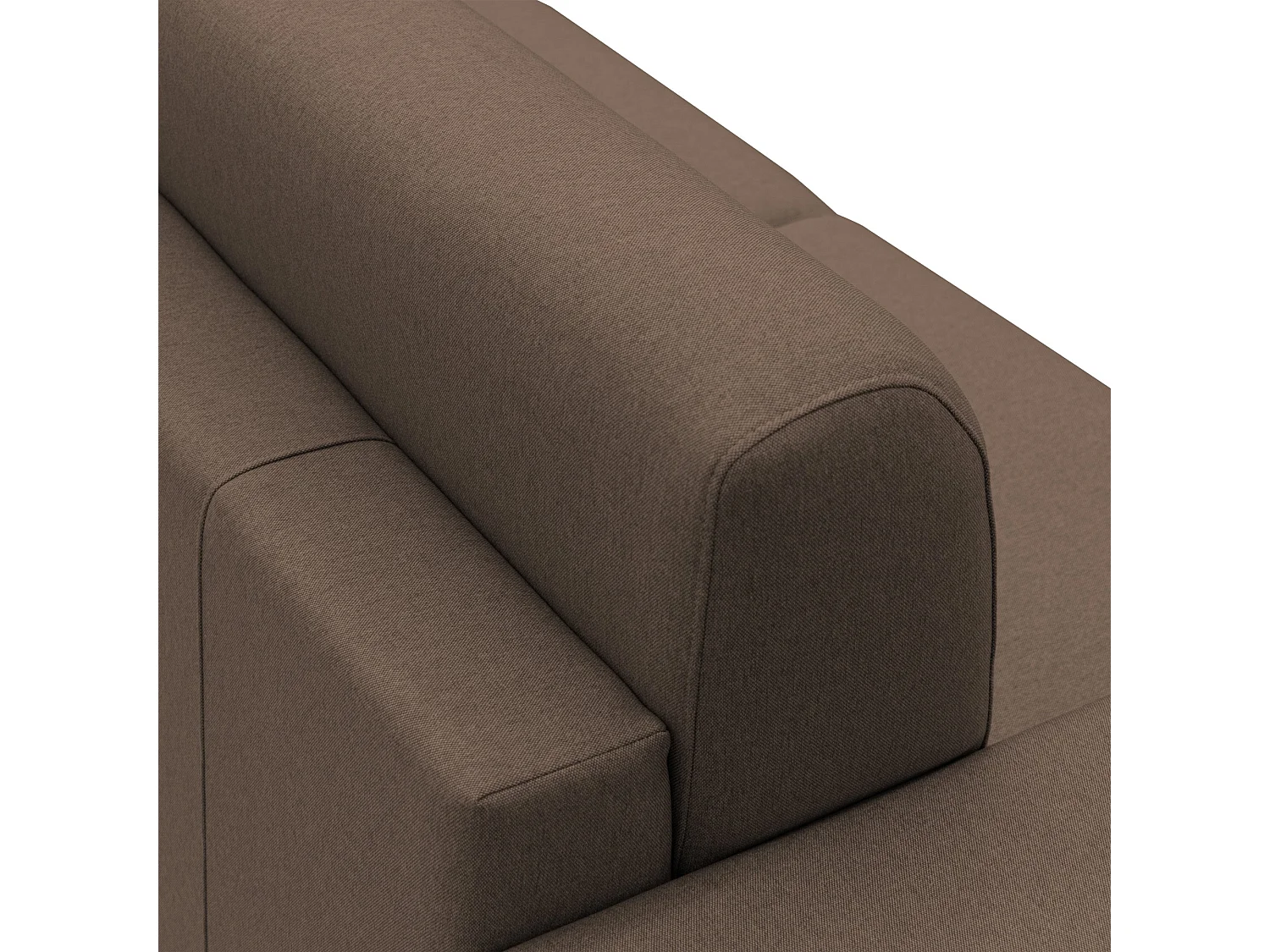 Chris Divano letto angolare 5 posti in tessuto impermeabile T13 268 cm Destro (mat 140x197) marrone