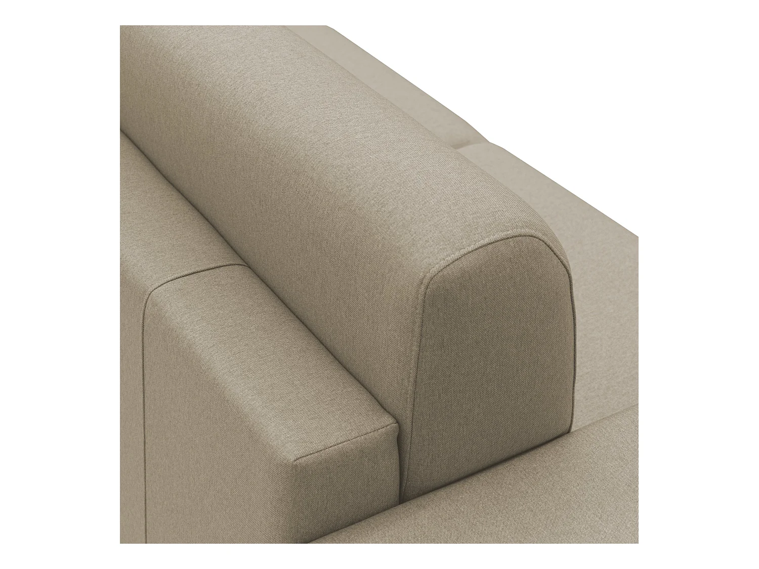 Chris Divano letto angolare 5 posti in tessuto impermeabile T13 248 cm Sinistro (mat. 120x197) beige