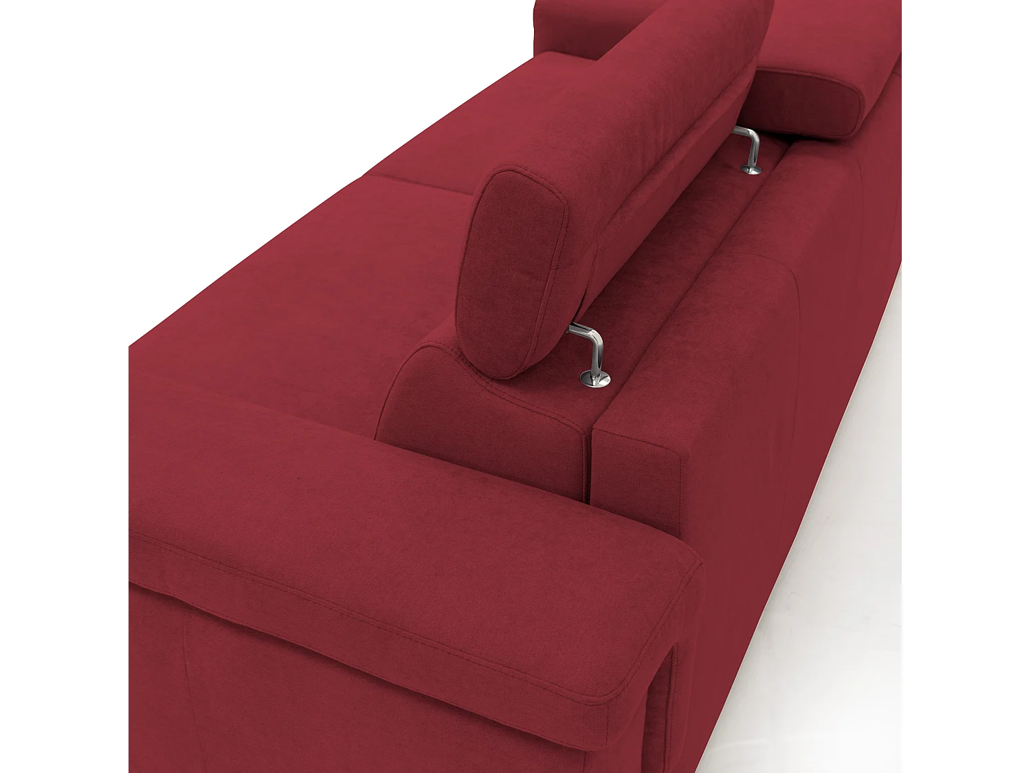 Giunone Divano letto mat. H18 240 cm (mat. 160x197 cm) rosso
