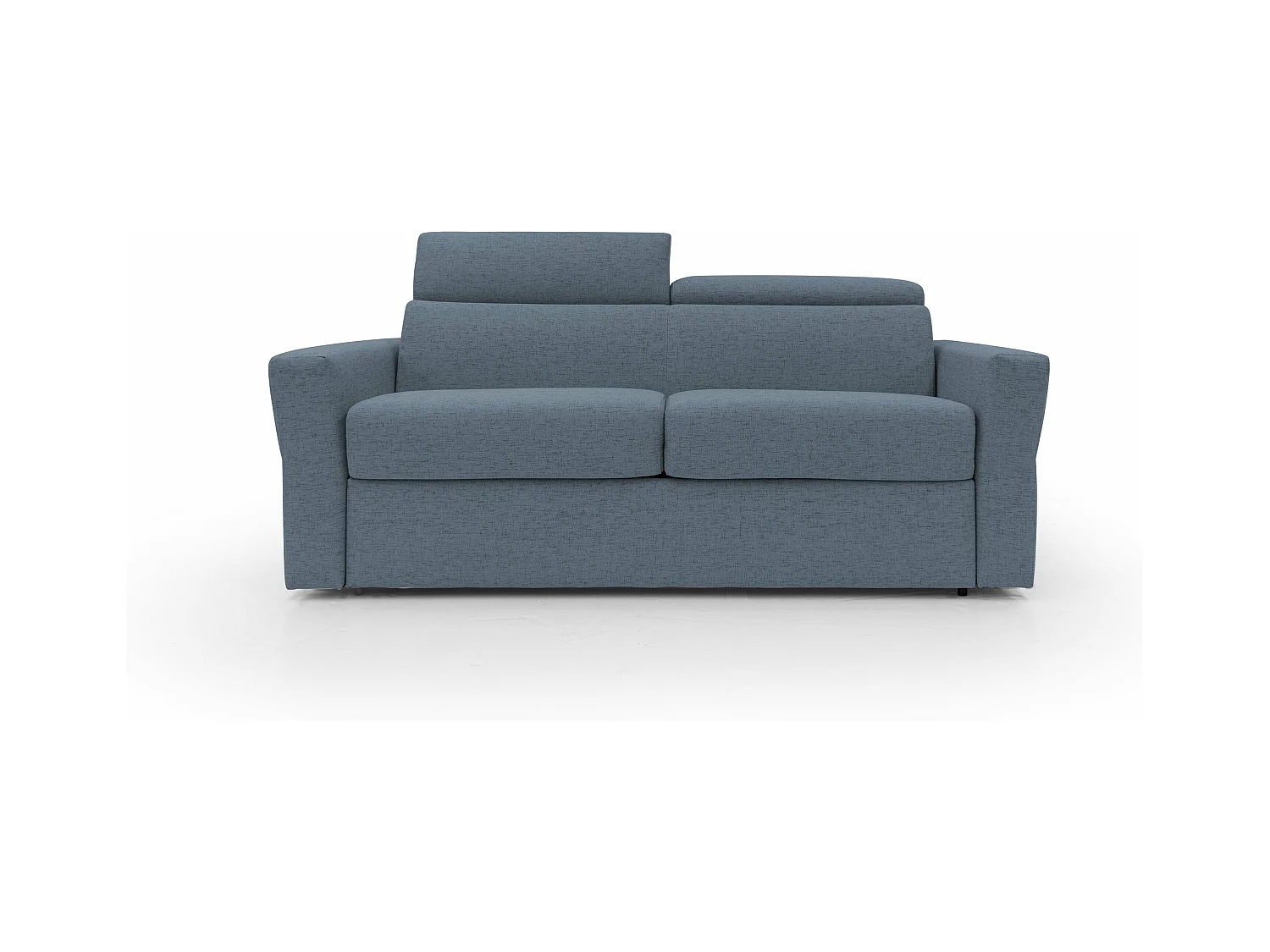 Avalon Canapé lit matelas H18 cm de haut en tissu imperméable T03 180 cm (120x197) bleu
