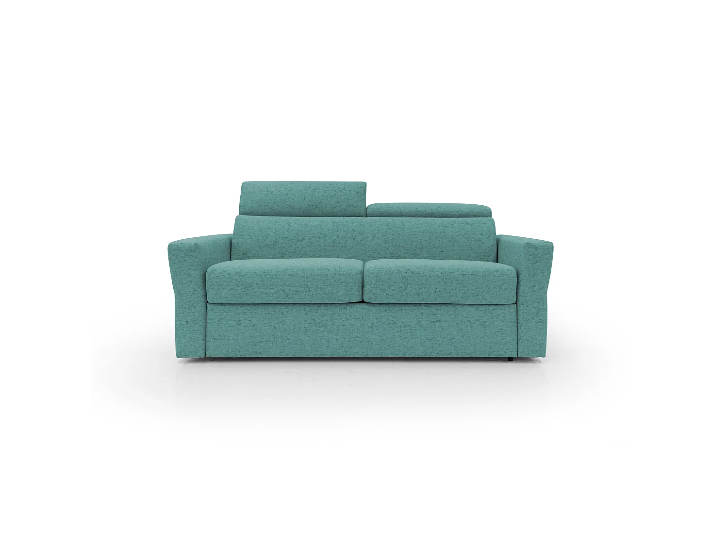 Avalon Divano letto con materasso H18 200 cm (mat. 140x197 cm) antracite