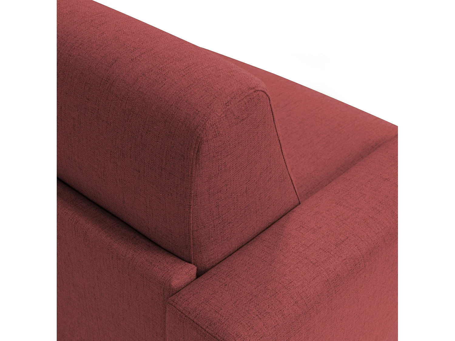 Nixon Schlafsofa mit 20 cm Matratze aus wasserfestem Stoff T03 220 cm (mat. 160x197) Rot