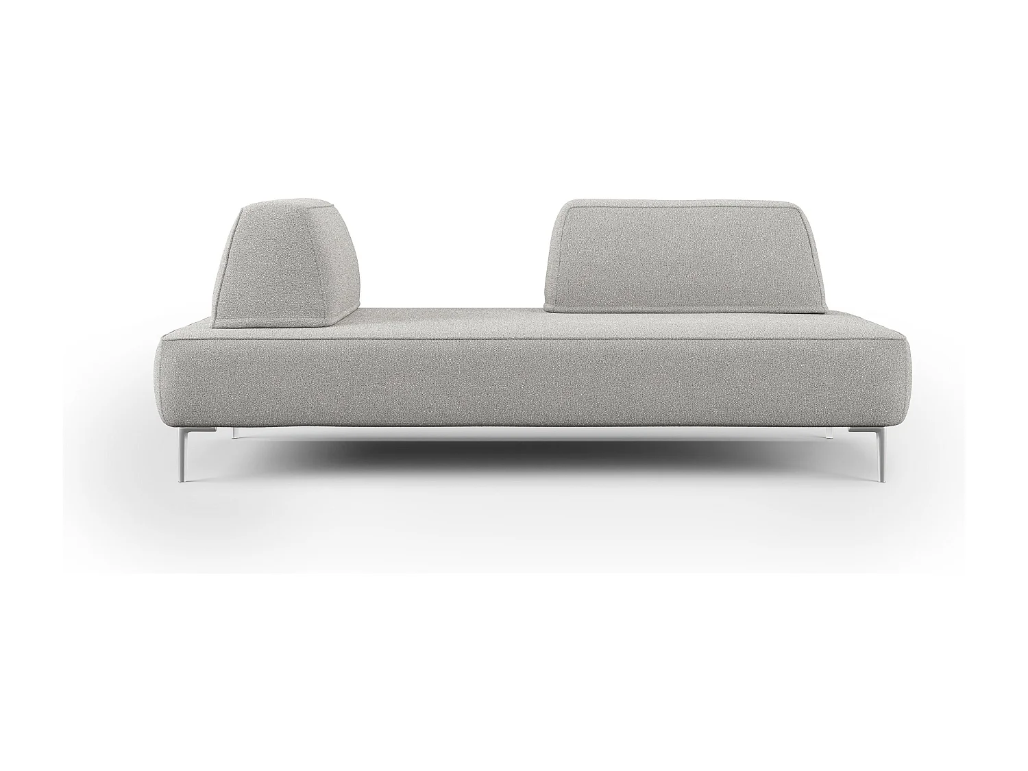 Newton Canapé modulable avec dossier amovibles T07 167 cm gris