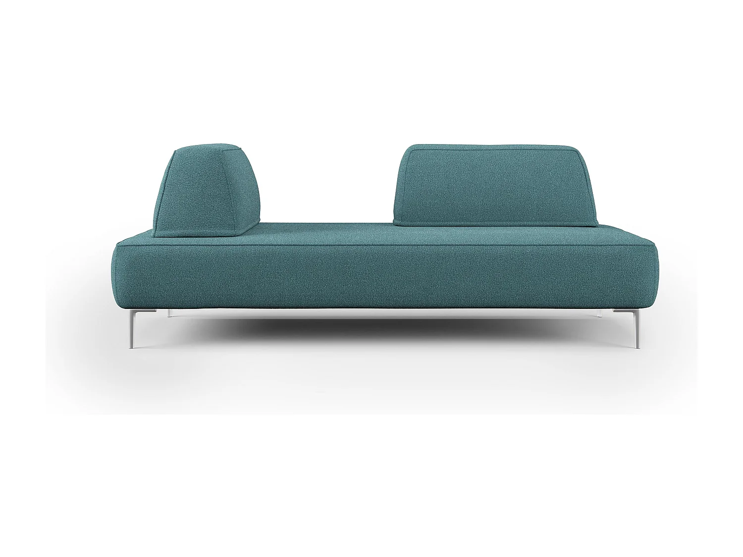 Newton Divano modulare con schienali movibili T07 167 cm azzurro