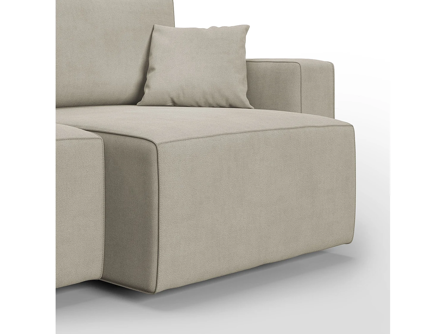 Morfeo Divano in tessuto impermeabile 215 cm panna