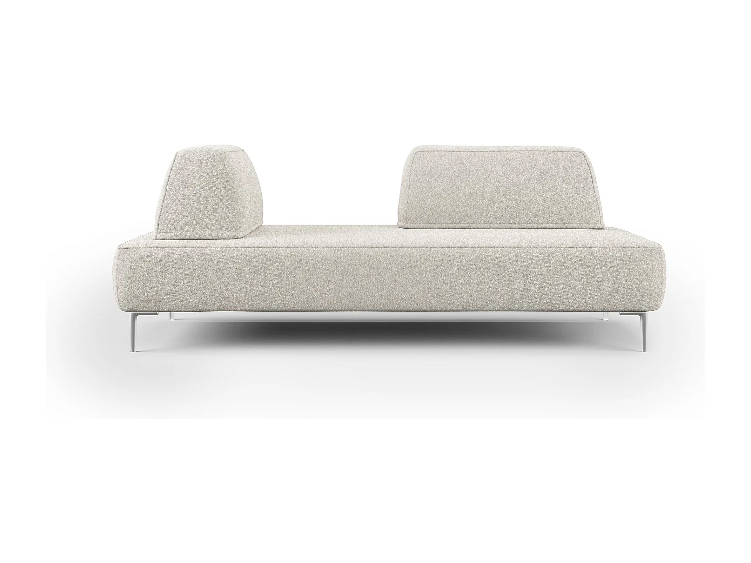 Newton modulares Sofa mit beweglichen Rückenlehnen T07 212 cm weiß