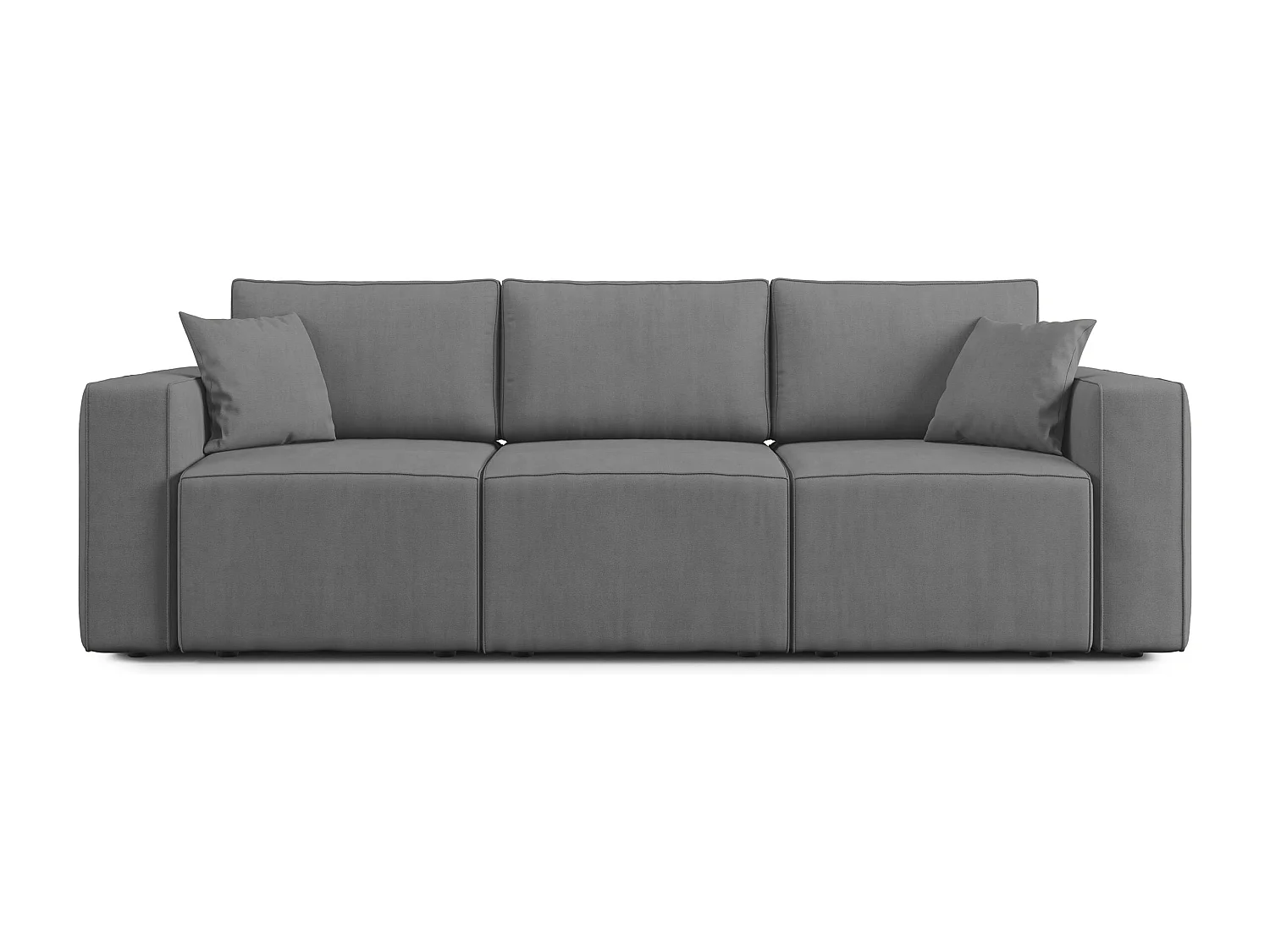 Morfeo Divano 3 sedute tessuto impermeabile 245 cm grigio