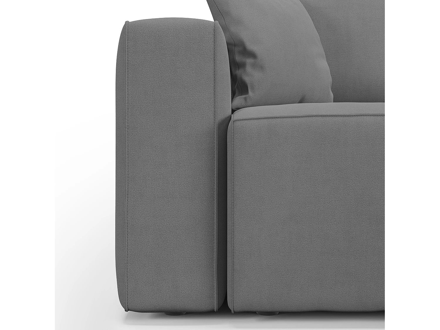 Morfeo Divano 3 sedute tessuto impermeabile 245 cm grigio