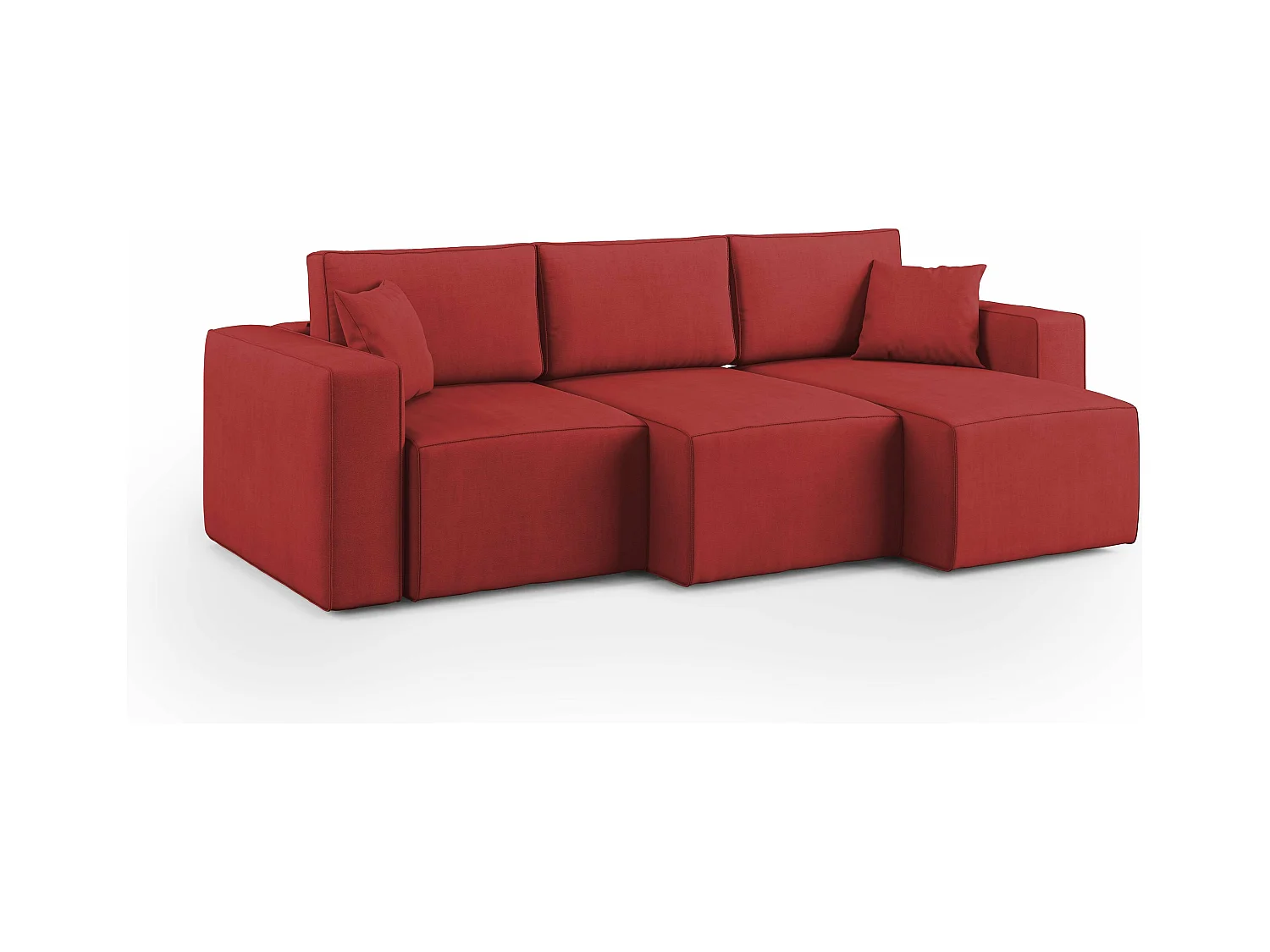 Morfeo Divano 3 sedute tessuto impermeabile 245 cm rosso