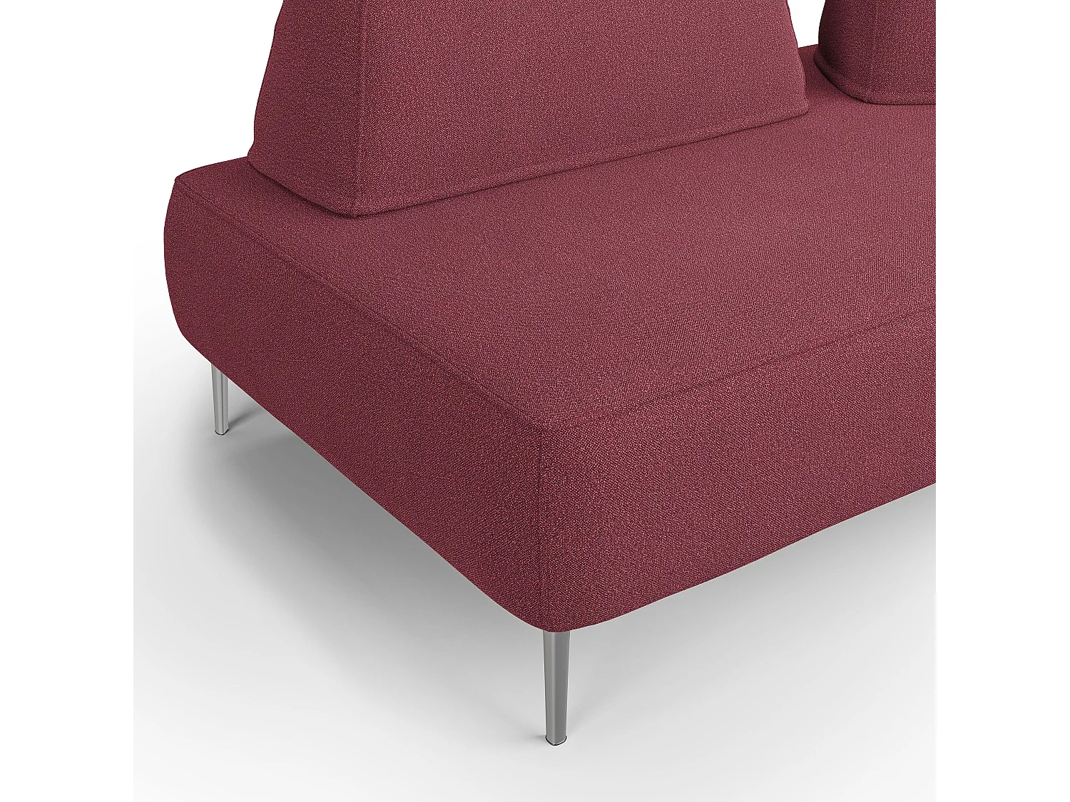 Newton modulares Sofa mit beweglichen Rückenlehnen T07 167 cm rot