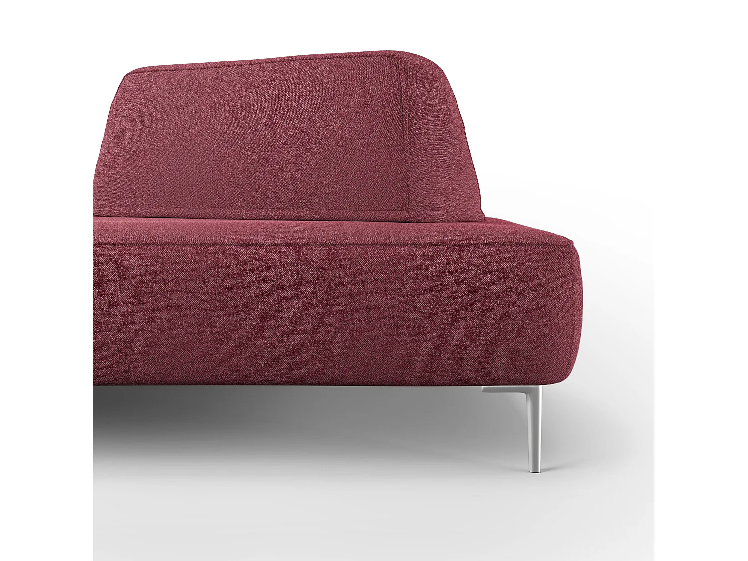 Newton modulares Sofa mit beweglichen Rückenlehnen T07 167 cm rot