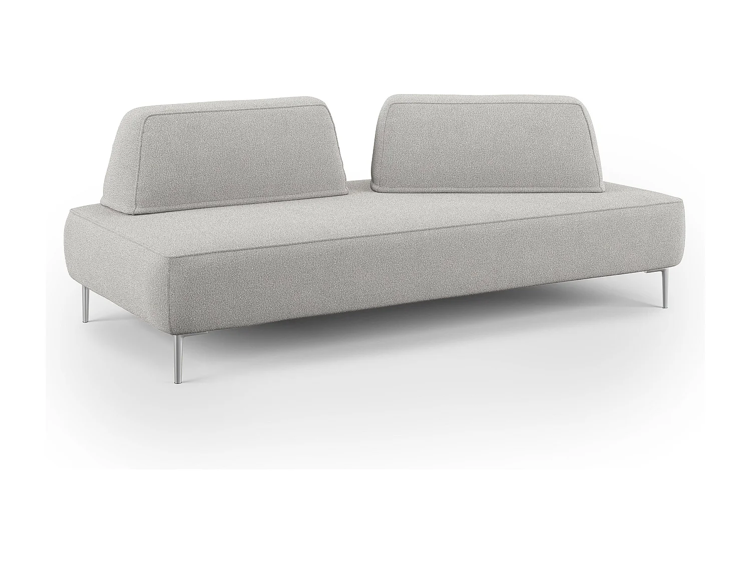 Newton modulares Sofa mit beweglichen Rückenlehnen T07 212 cm grau