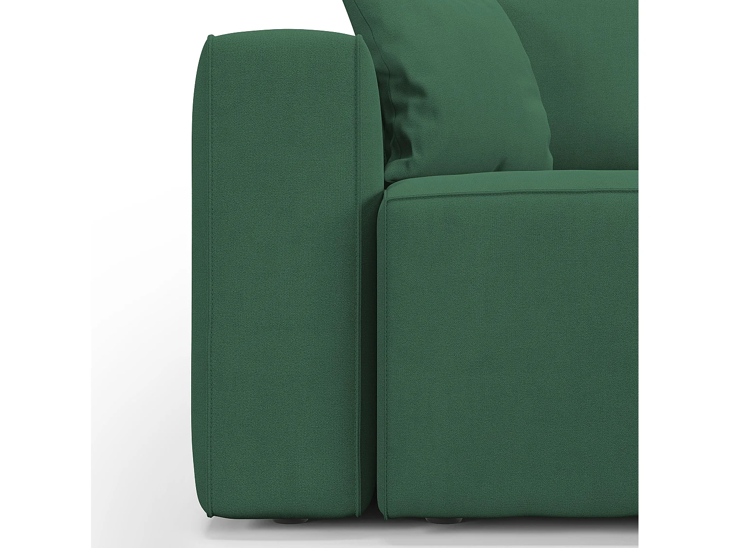 Morfeo Sofá con asiento extraíble en tela impermeable 245 cm Verde