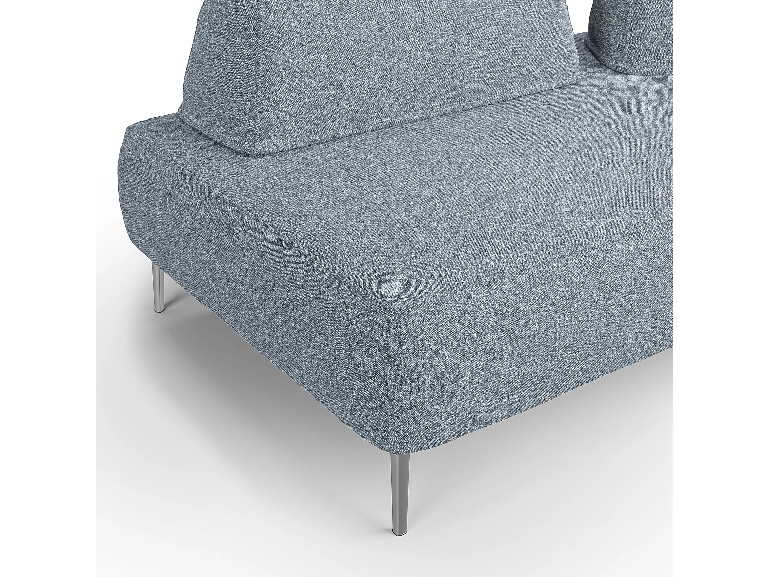 Newton modulares Sofa mit beweglichen Rückenlehnen T07 167 cm blau