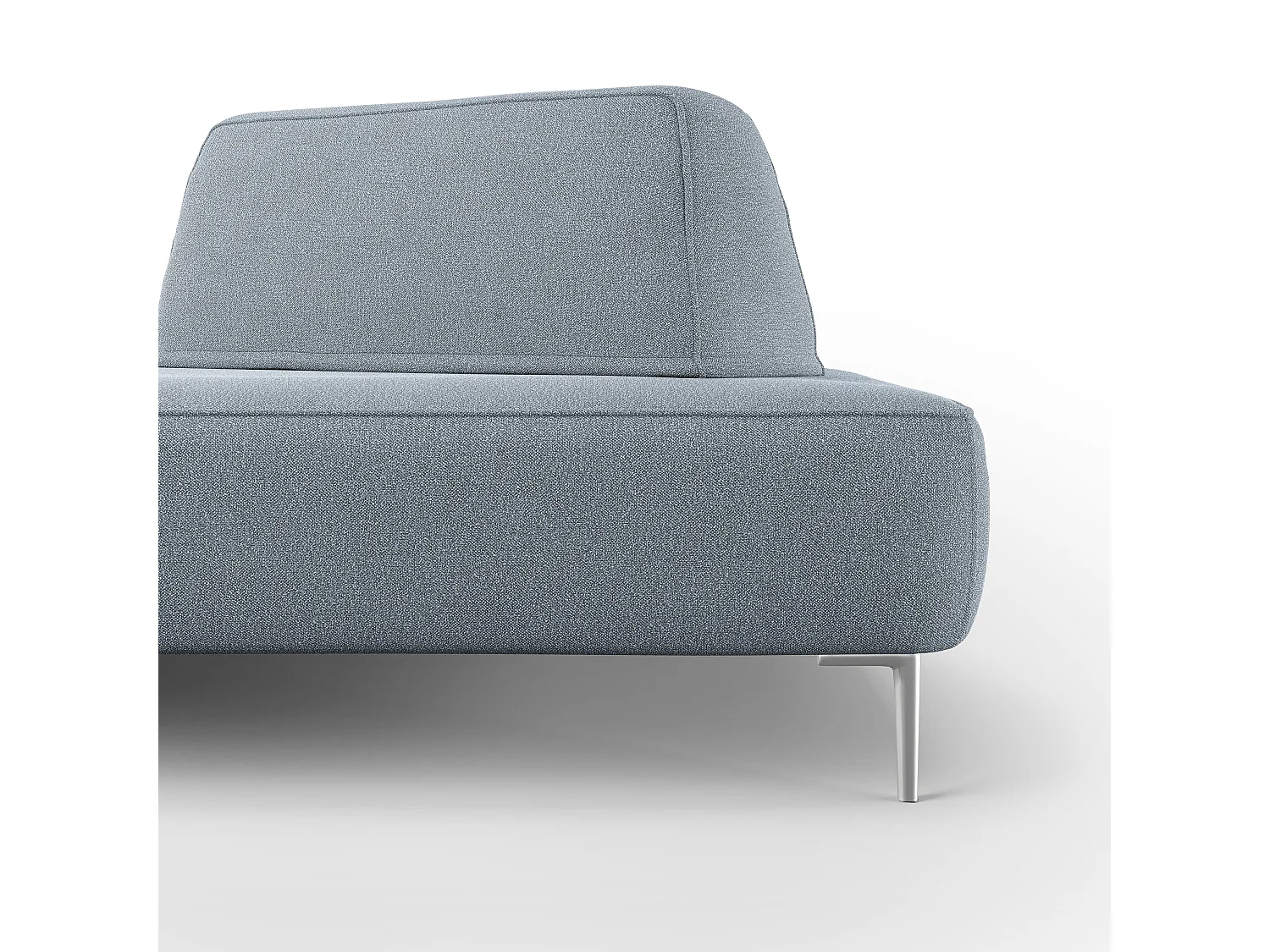 Newton modulares Sofa mit beweglichen Rückenlehnen T07 212 cm baby blau