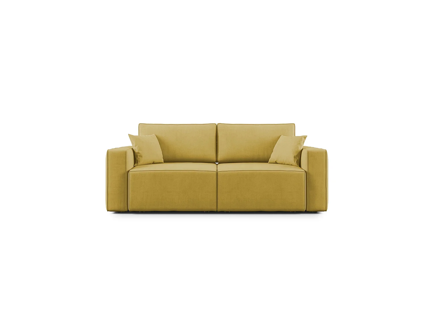 Morfeo Divano in tessuto impermeabile 180 cm  giallo