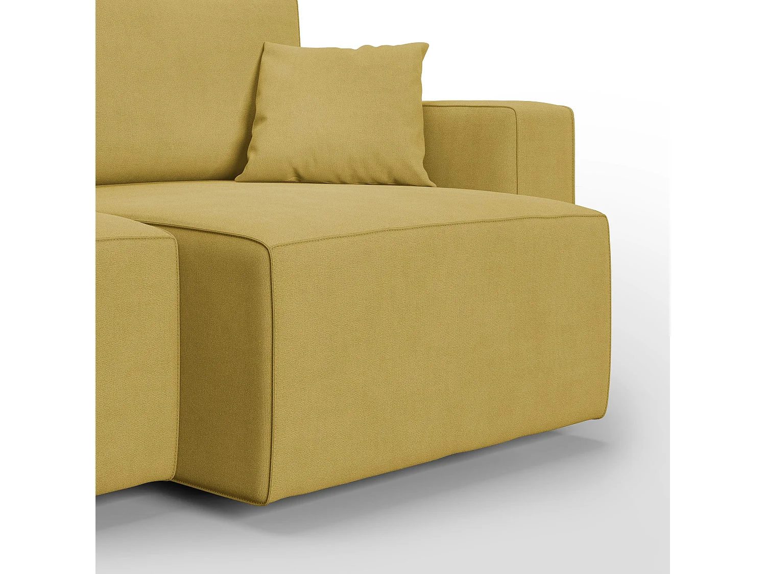 Morfeo Divano in tessuto impermeabile 180 cm  giallo