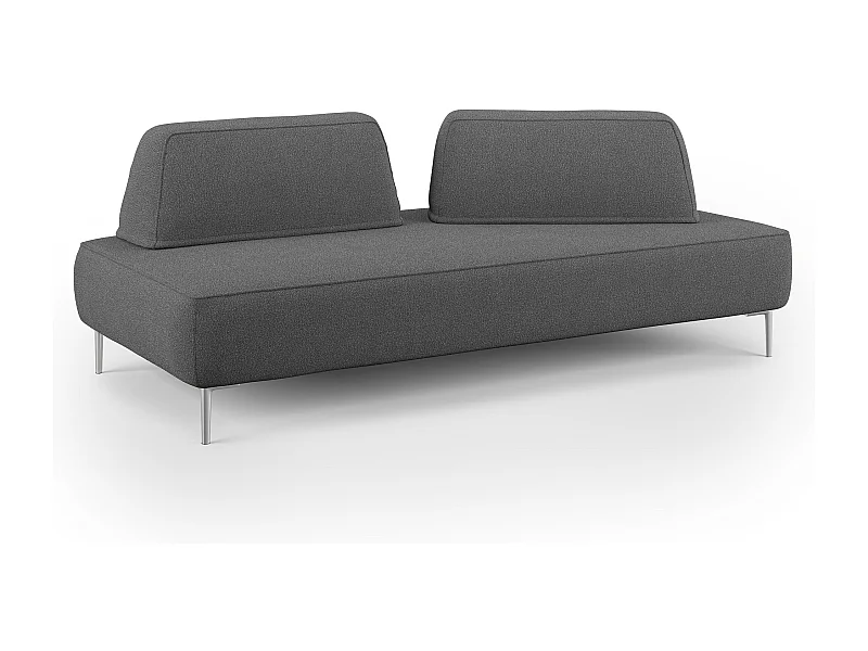 Newton Sofá modular con respaldos removibles 167 cm Antracita