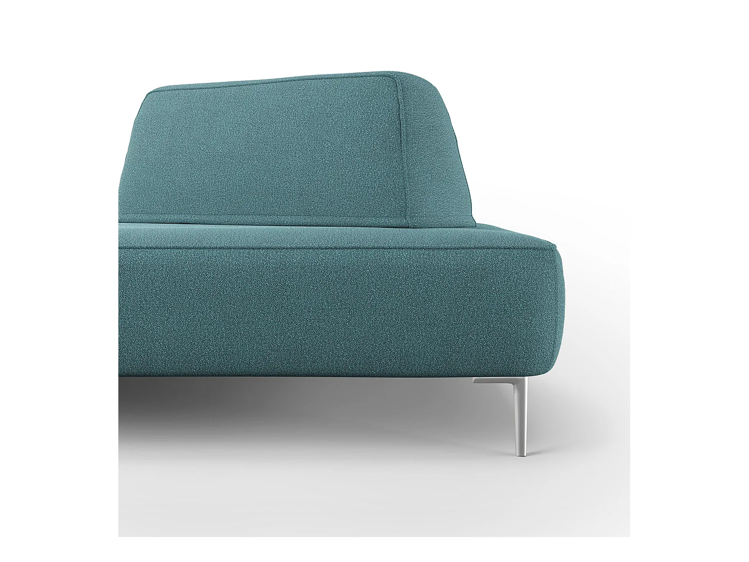 Newton Sofá modular con respaldos removibles 212 cm Azul Claro