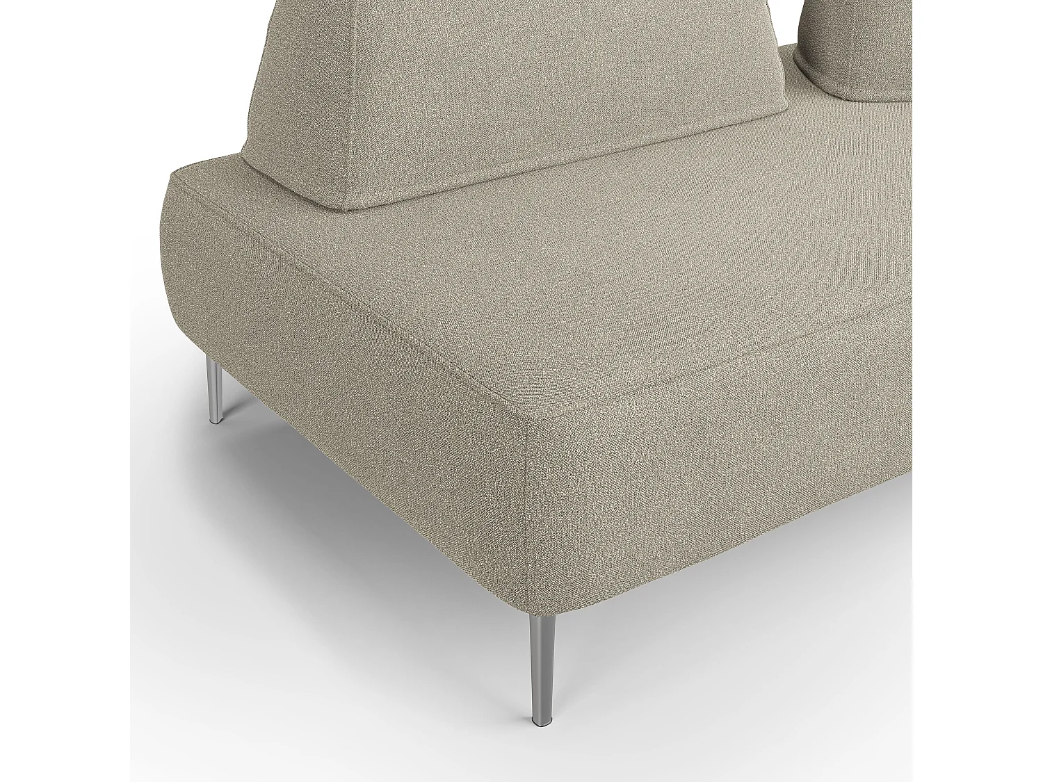 Newton modulares Sofa mit beweglichen Rückenlehnen T07 167 cm beige