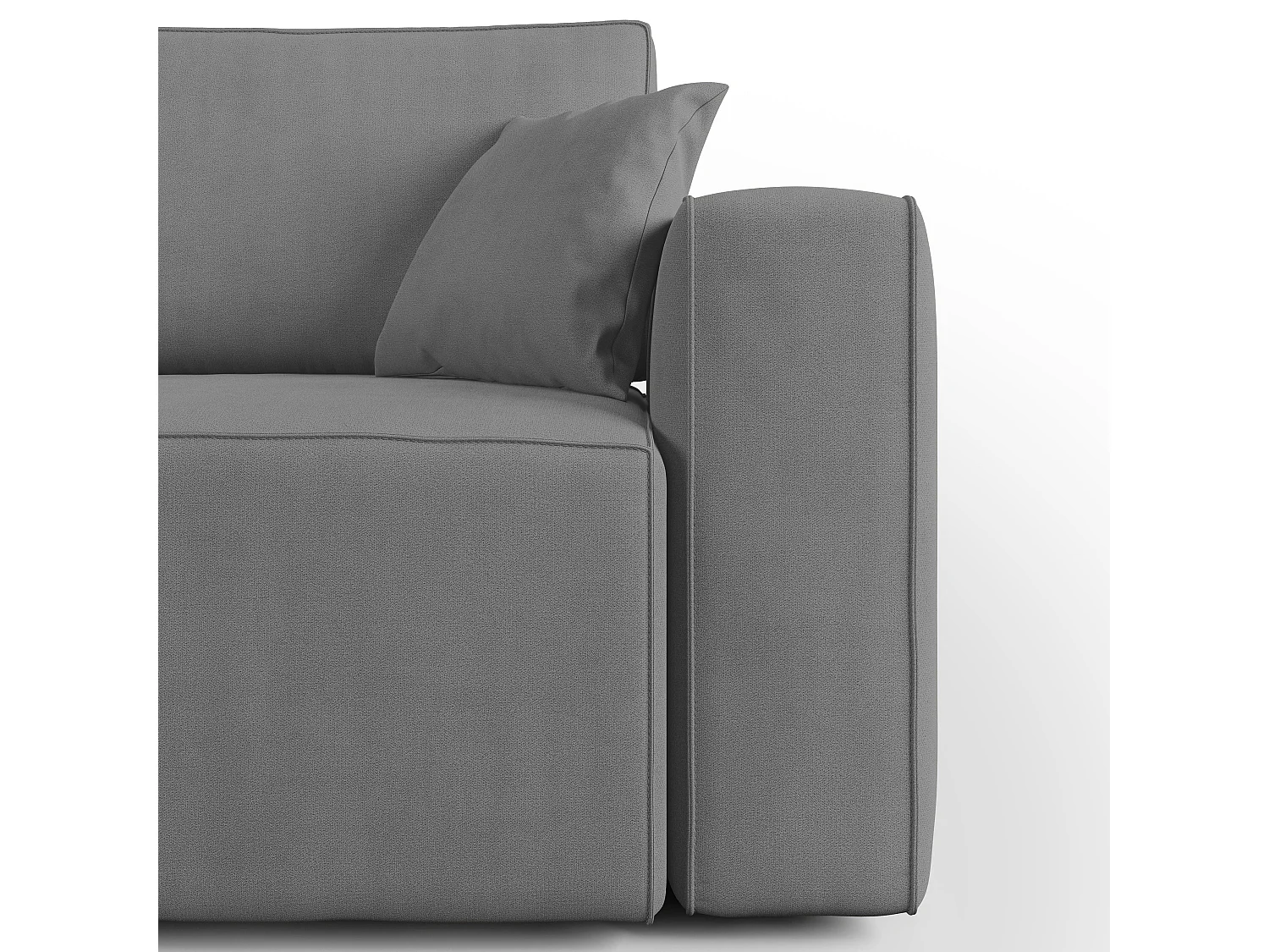 Morfeo Divano in tessuto impermeabile 180 cm  grigio