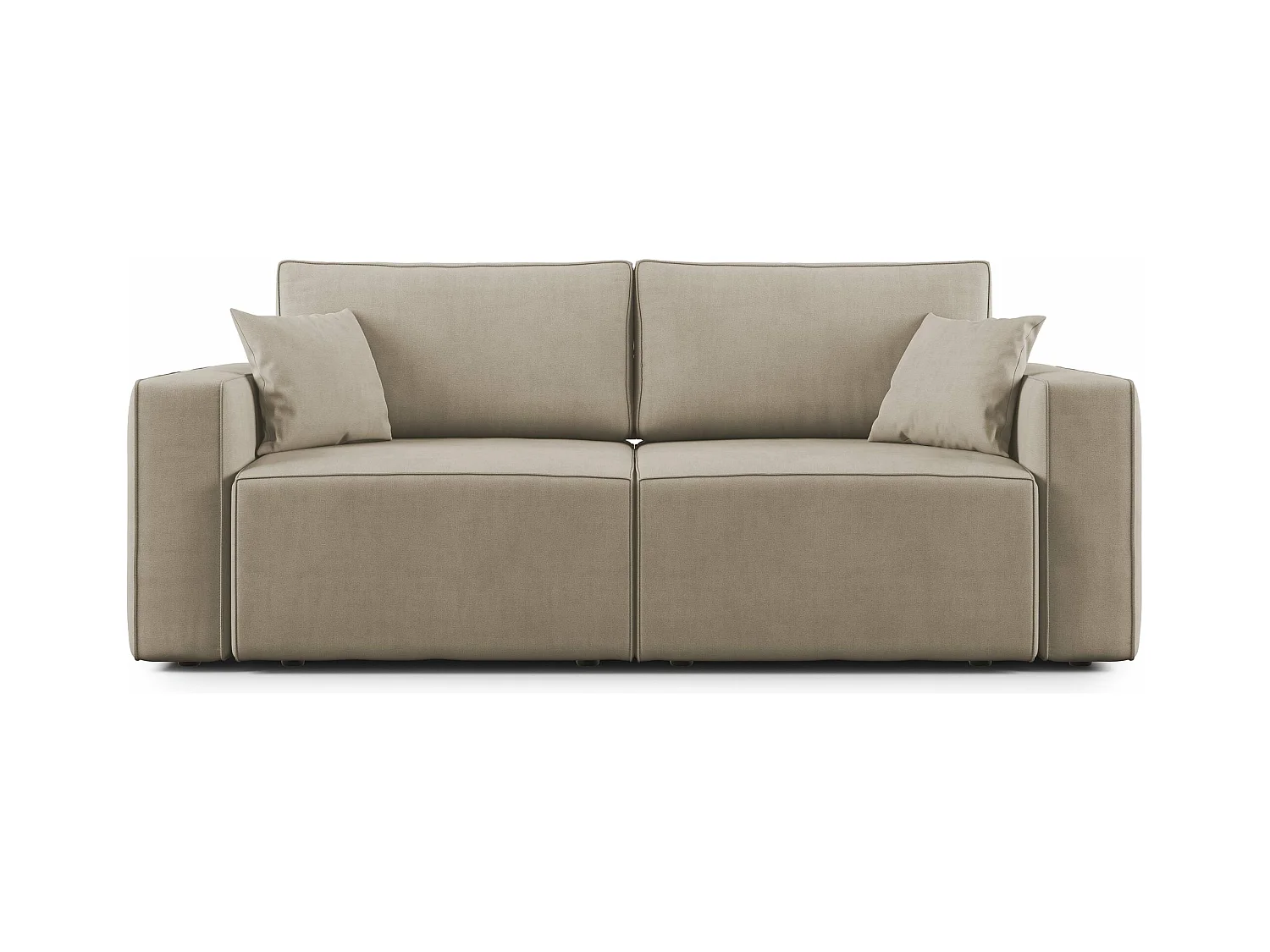 Morfeo Divano in tessuto impermeabile 215 cm beige
