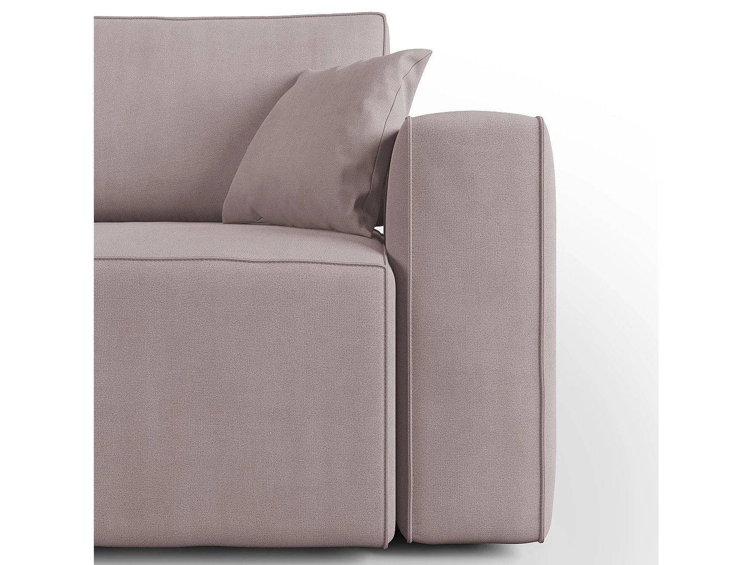 Morfeo Divano in tessuto impermeabile 180 cm  rosa