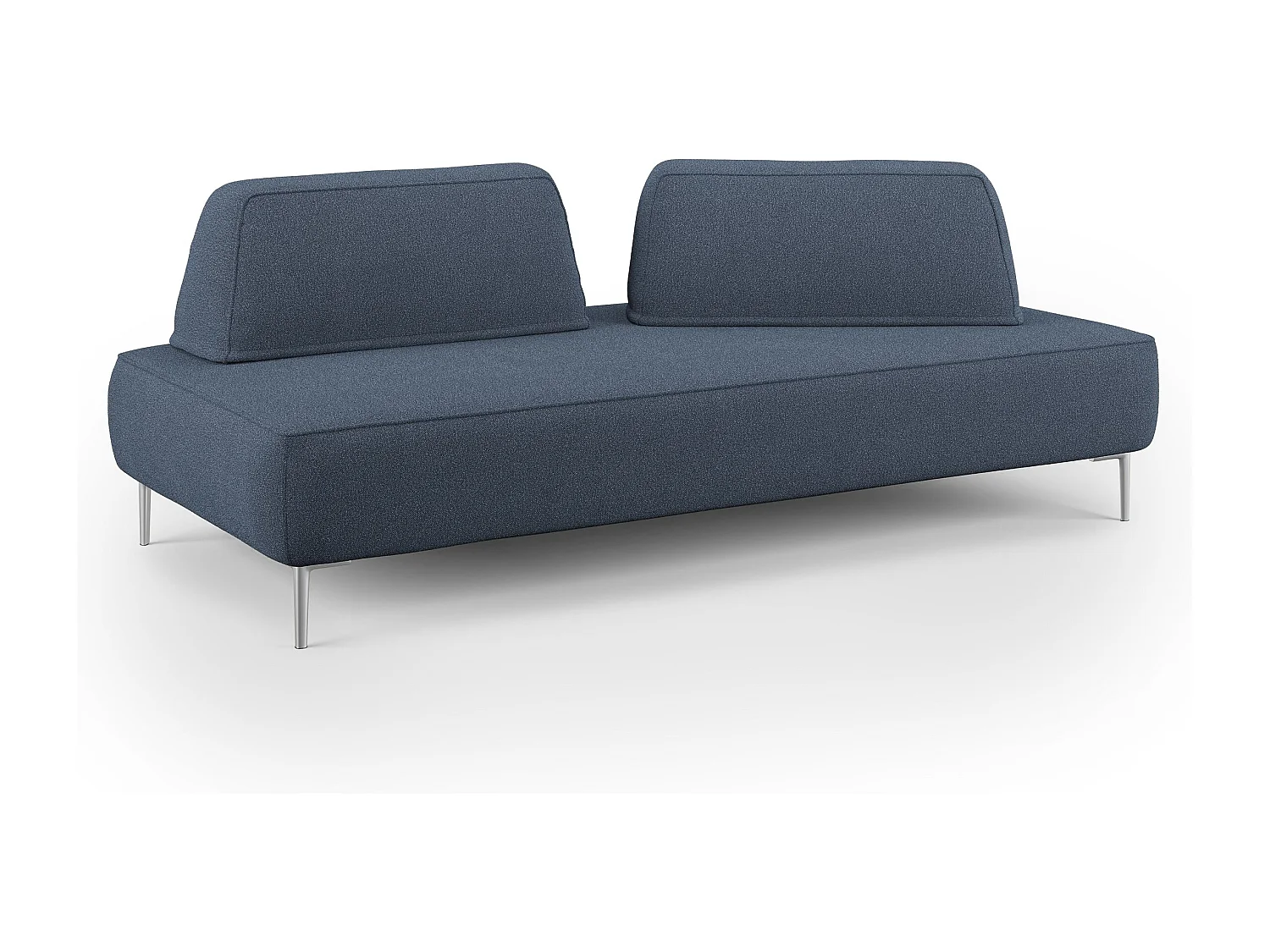 Newton Divano modulare con schienali movibili T07 212 cm blu