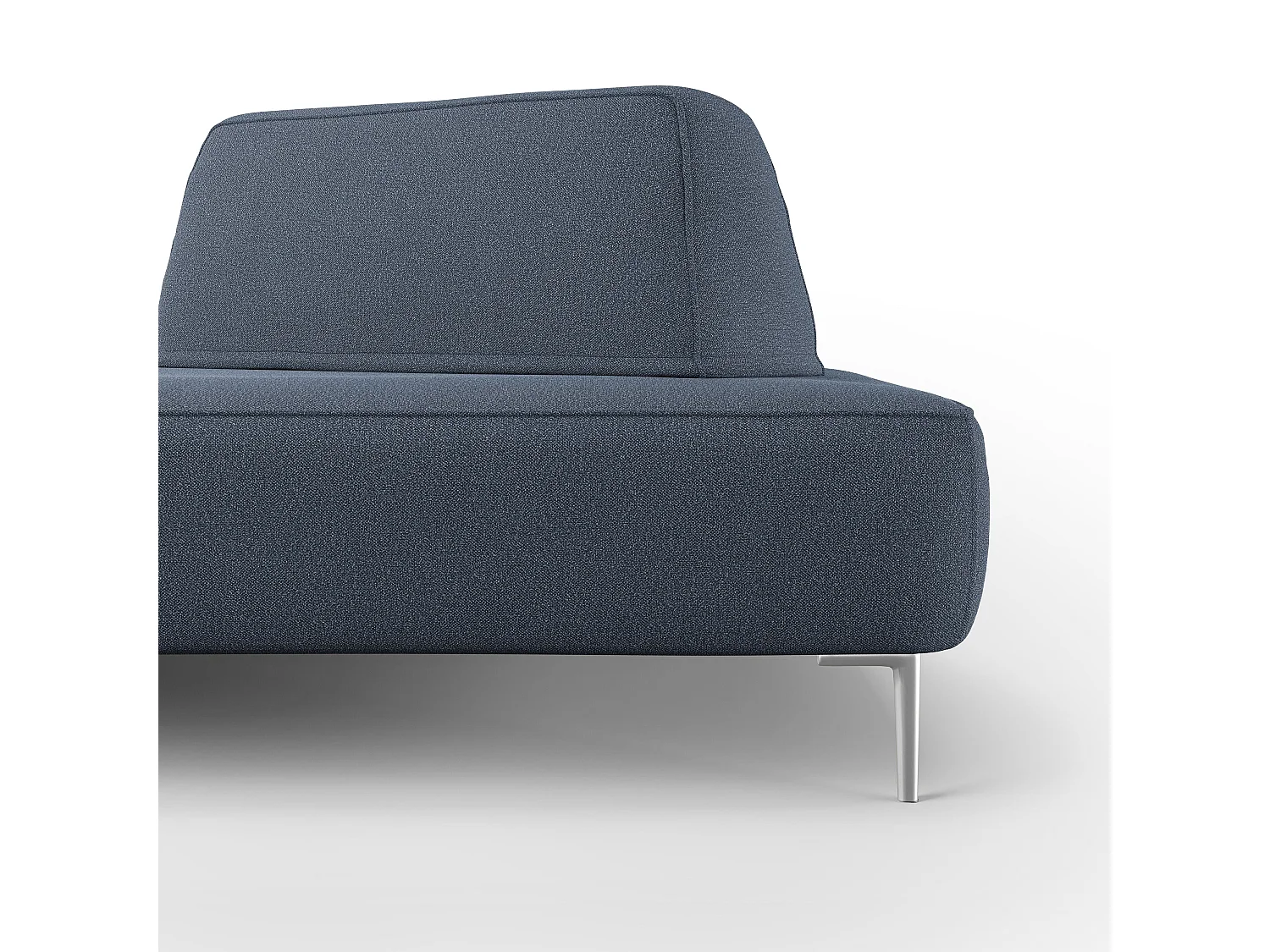 Newton modulares Sofa mit beweglichen Rückenlehnen T07 212 cm blau