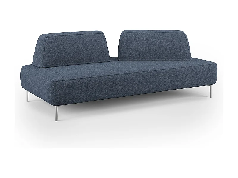 Newton Canapé modulable avec dossier amovibles T07 212 cm bleu