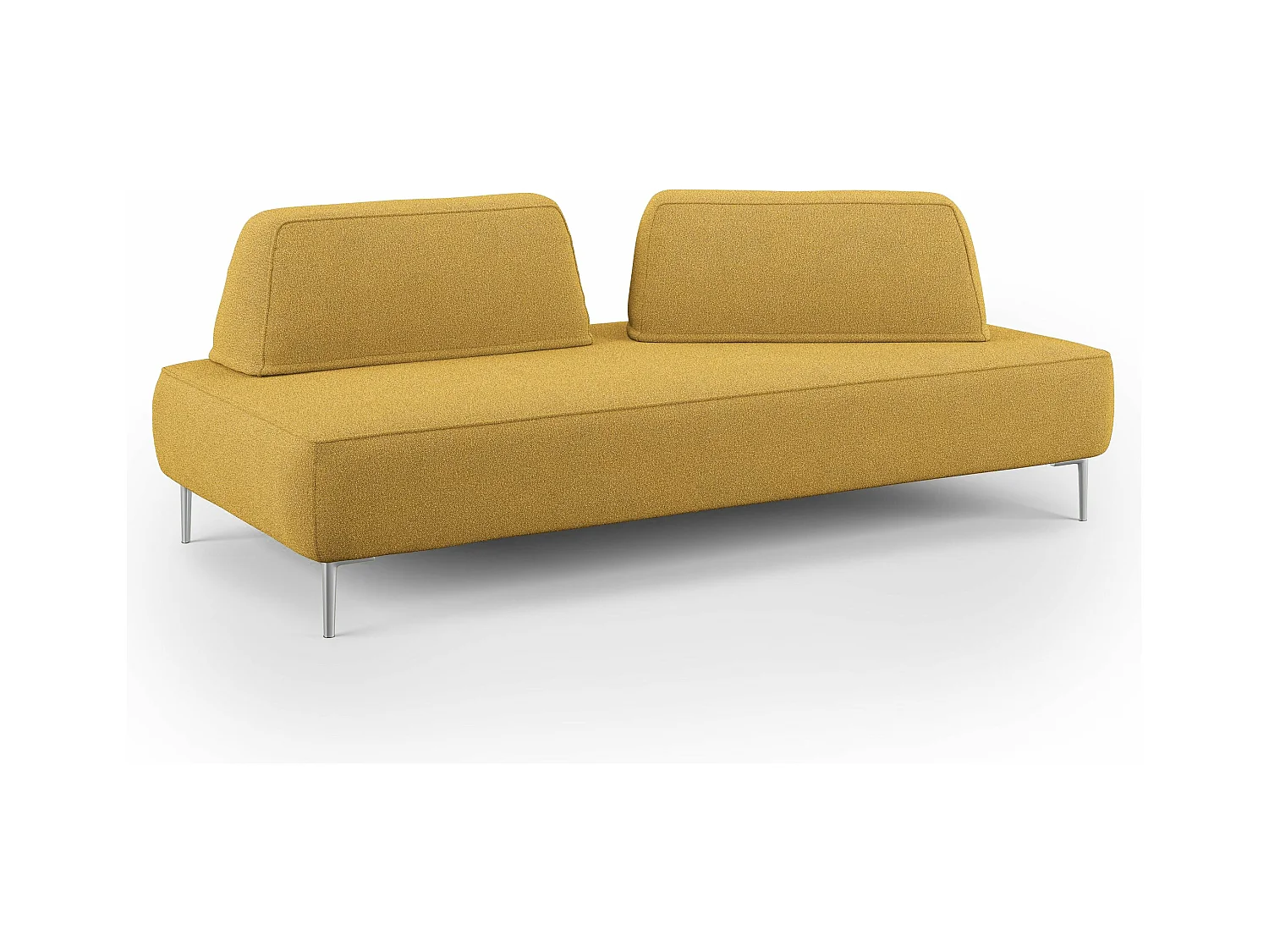 Newton Canapé modulable avec dossier amovibles T07 167 cm jaune