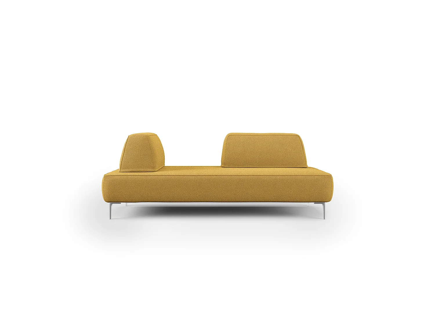 Newton Divano modulare con schienali movibili T07 167 cm giallo