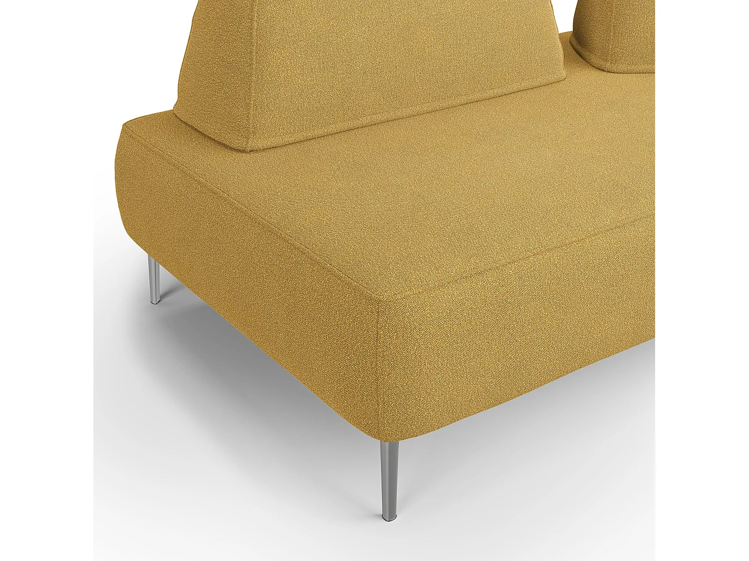 Newton Divano modulare con schienali movibili T07 167 cm giallo