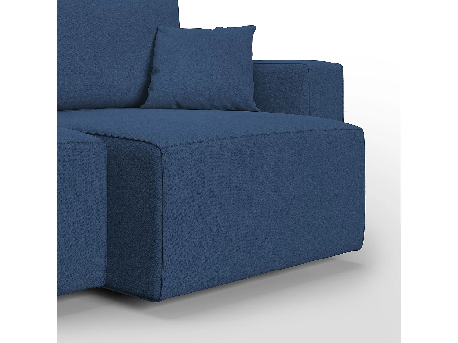 Morfeo Sofa mit ausziehbaren Sitzen aus weichem wasserfestem Stoff T02 215 cm blau
